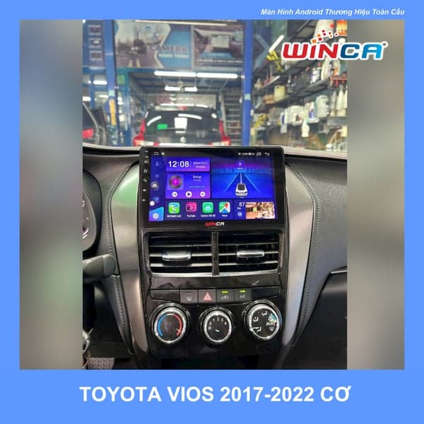Màn hình Android Toyota Vios 2017-2022 Cơ