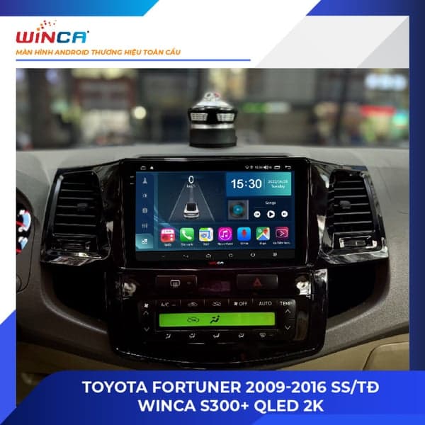 Màn hình Android Toyota Fortuner 2010-2016 Tự động